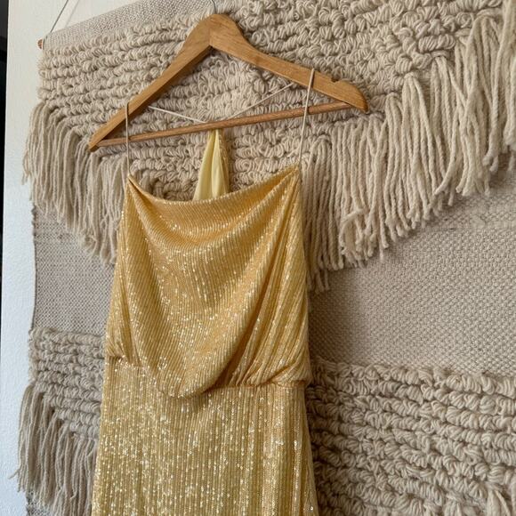 One33 Social Sequin Cowl Neck Dress - Picture 2 of 7